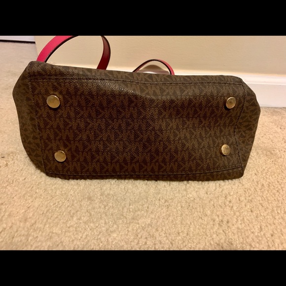 Michael Kors purse medium pink brown - Picture 5 of 8